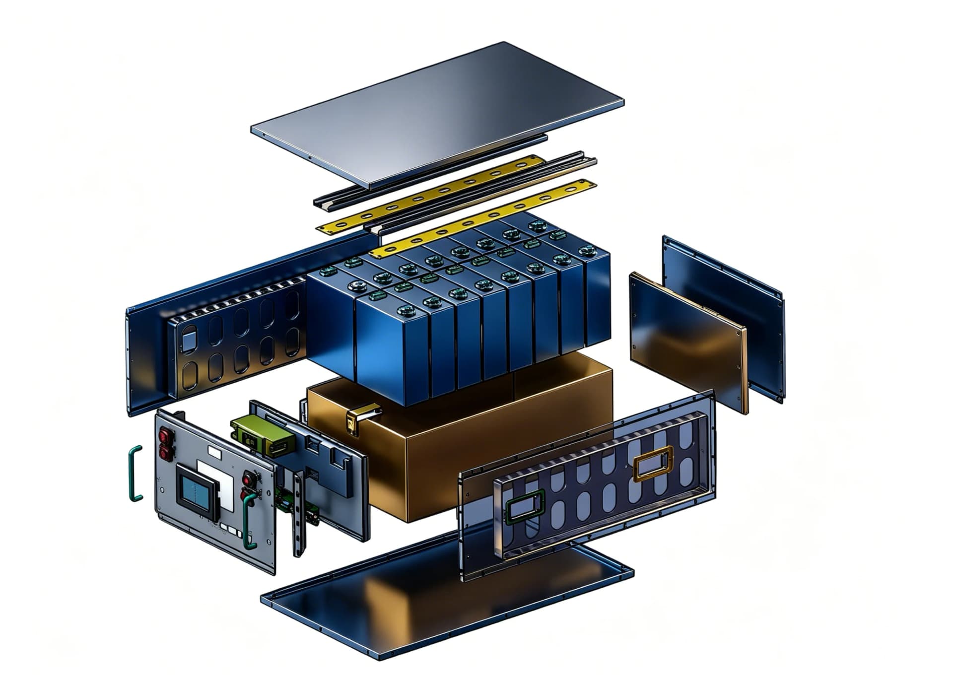 JKESS 6U Batteriegehäuse-Bausatz, Detailansicht 13