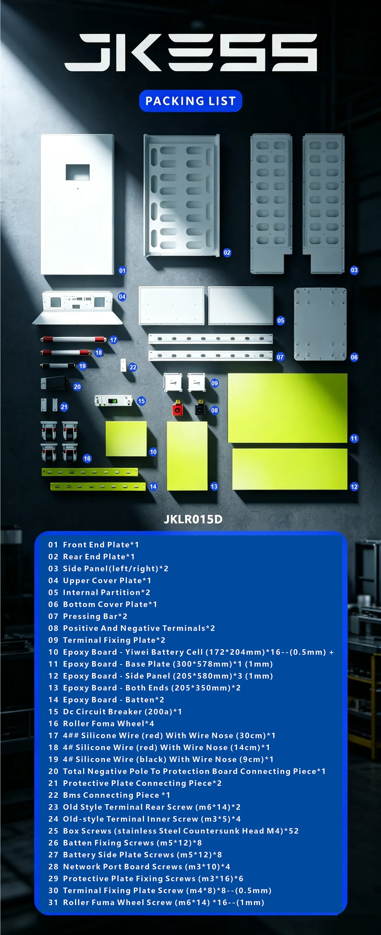 Battery Kit (With Caster) detail 17