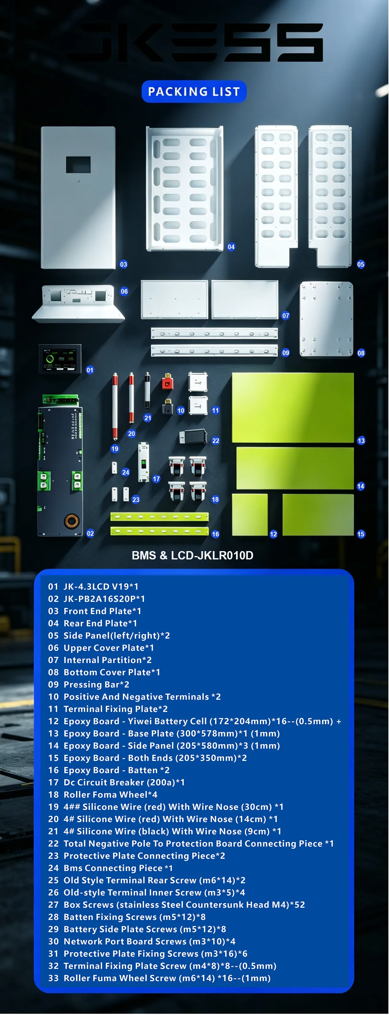 Battery Kit (With Caster) detail 18